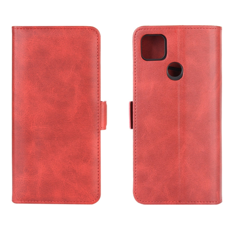 For Xiaomi Redmi 9C Dual-side Magnetic Buckle Horizontal Flip Leather Case with Holder & Card Slots & Wallet