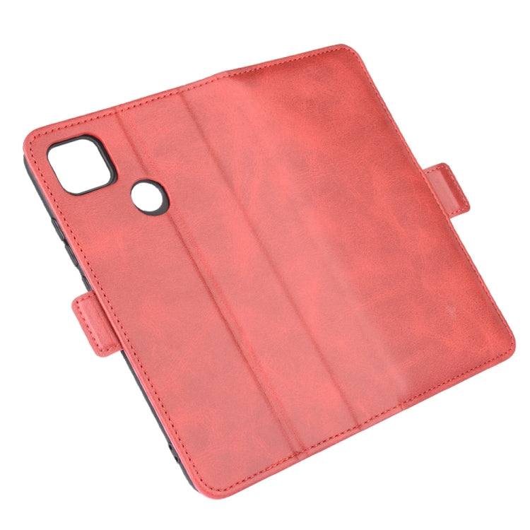 For Xiaomi Redmi 9C Dual-side Magnetic Buckle Horizontal Flip Leather Case with Holder & Card Slots & Wallet