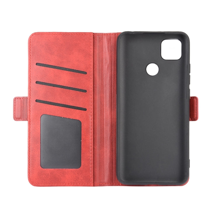 For Xiaomi Redmi 9C Dual-side Magnetic Buckle Horizontal Flip Leather Case with Holder & Card Slots & Wallet
