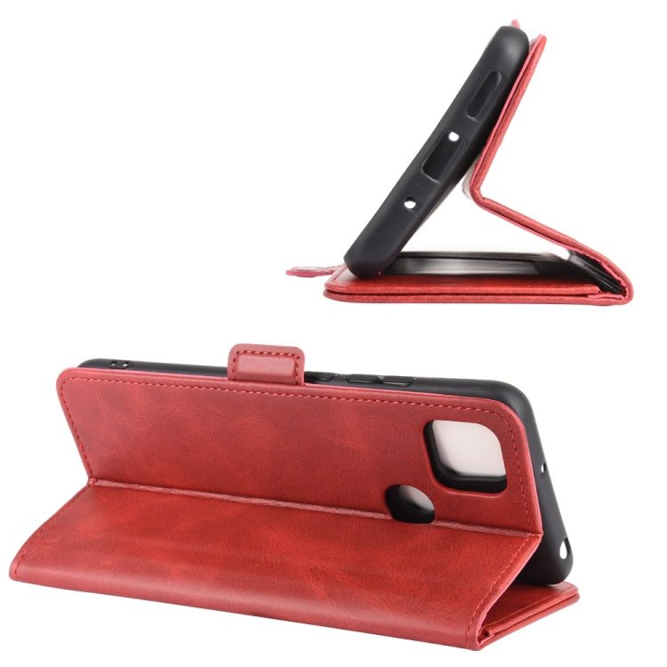 For Xiaomi Redmi 9C Dual-side Magnetic Buckle Horizontal Flip Leather Case with Holder & Card Slots & Wallet