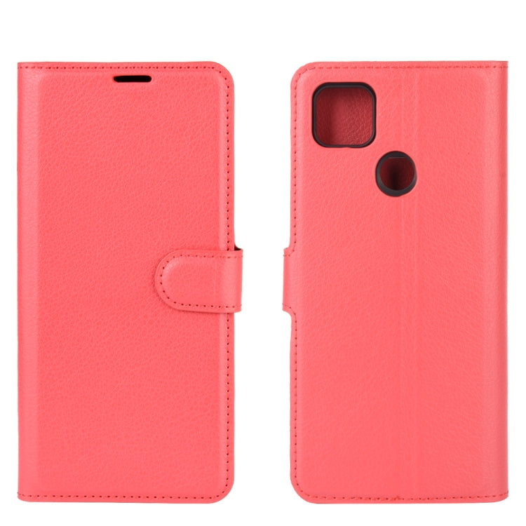 For Xiaomi Redmi 9C Litchi Texture Horizontal Flip Protective Case with Holder & Card Slots & Wallet
