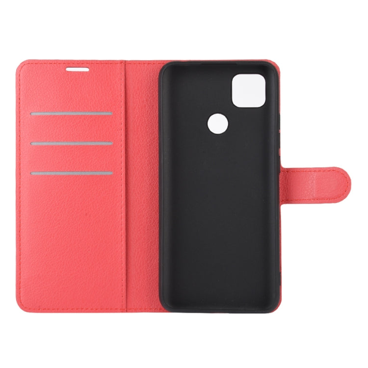 For Xiaomi Redmi 9C Litchi Texture Horizontal Flip Protective Case with Holder & Card Slots & Wallet