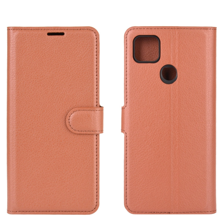 For Xiaomi Redmi 9C Litchi Texture Horizontal Flip Protective Case with Holder & Card Slots & Wallet