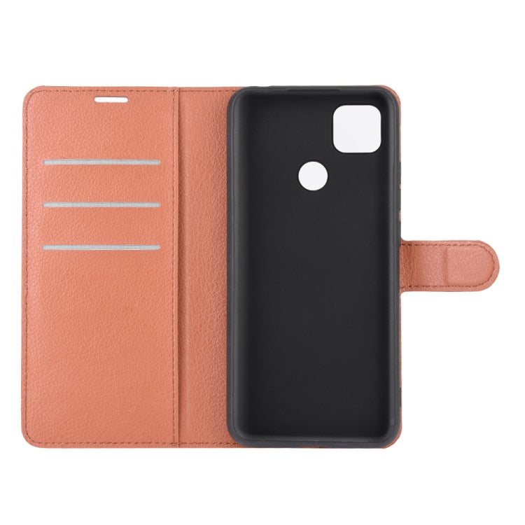For Xiaomi Redmi 9C Litchi Texture Horizontal Flip Protective Case with Holder & Card Slots & Wallet