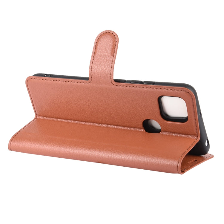 For Xiaomi Redmi 9C Litchi Texture Horizontal Flip Protective Case with Holder & Card Slots & Wallet