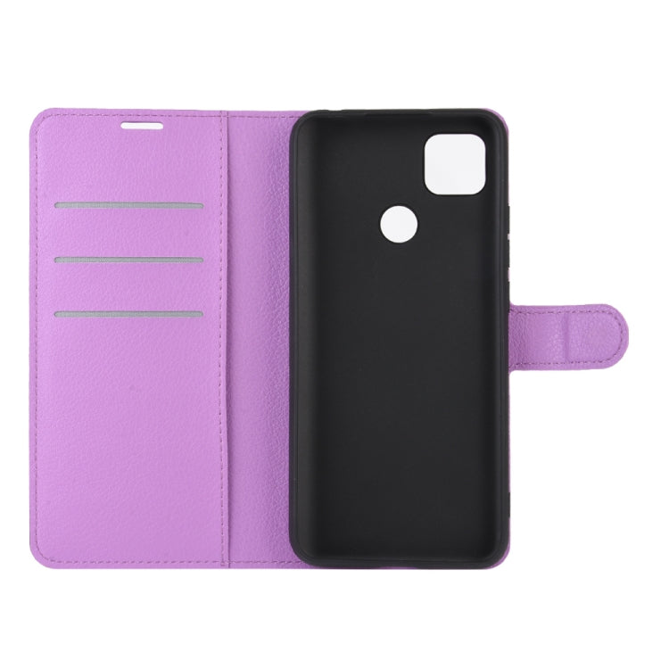 For Xiaomi Redmi 9C Litchi Texture Horizontal Flip Protective Case with Holder & Card Slots & Wallet