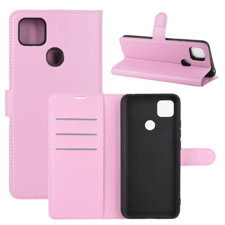 For Xiaomi Redmi 9C Litchi Texture Horizontal Flip Protective Case with Holder & Card Slots & Wallet