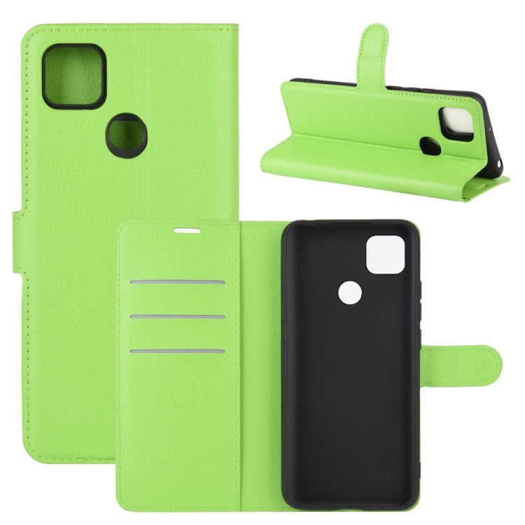 For Xiaomi Redmi 9C Litchi Texture Horizontal Flip Protective Case with Holder & Card Slots & Wallet