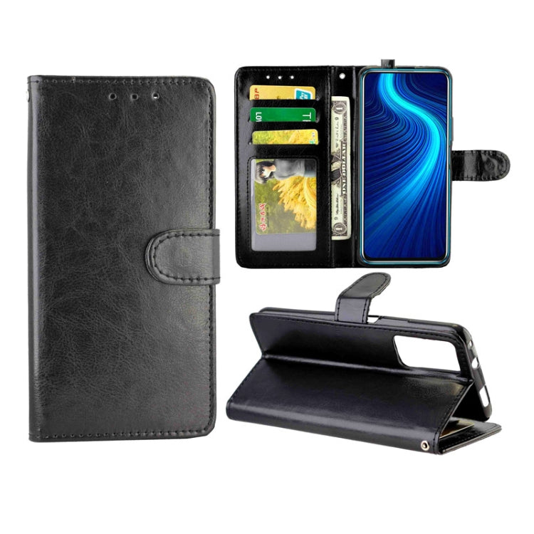 For Huawei Honor X10 5G Crazy Horse Texture Leather Horizontal Flip Protective Case with Holder & Card Slots & Wallet & Photo Frame
