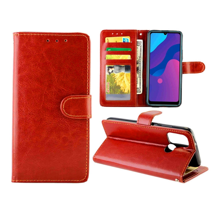 For Huawei Honor Play9A/Honor9A Crazy Horse Texture Leather Horizontal Flip Protective Case with Holder & Card Slots & Wallet & Photo Frame