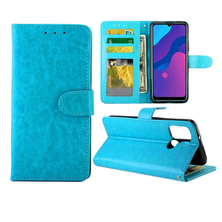 For Huawei Honor Play9A/Honor9A Crazy Horse Texture Leather Horizontal Flip Protective Case with Holder & Card Slots & Wallet & Photo Frame