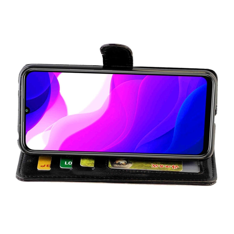 For Xiaomi Mi 10lite Crazy Horse Texture Leather Horizontal Flip Protective Case with Holder & Card Slots & Wallet & Photo Frame