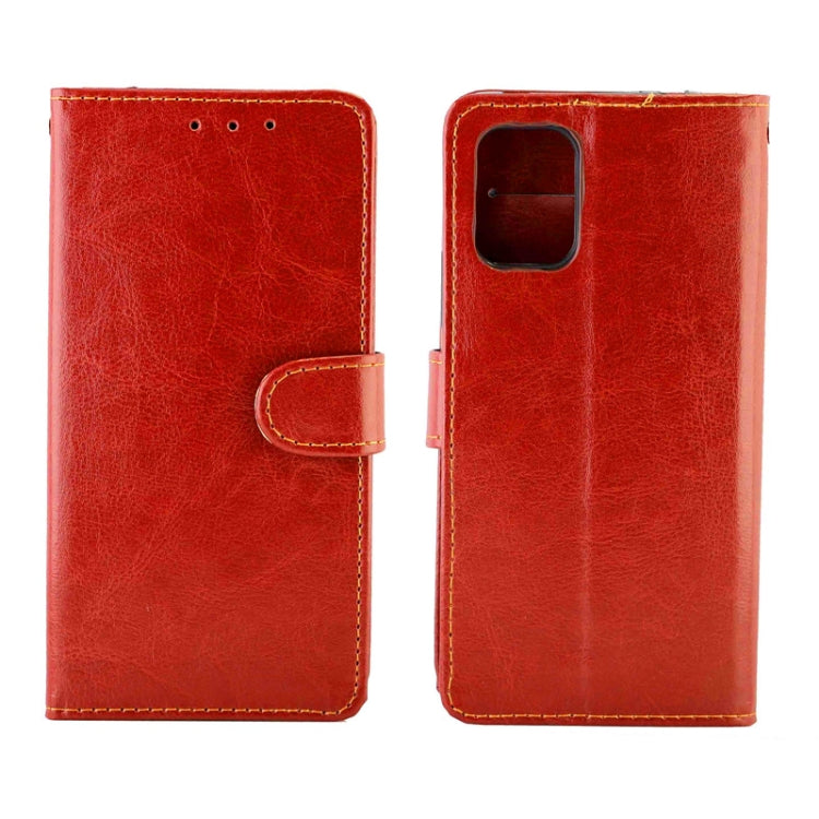 For Xiaomi Mi 10lite Crazy Horse Texture Leather Horizontal Flip Protective Case with Holder & Card Slots & Wallet & Photo Frame