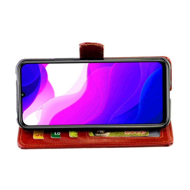 For Xiaomi Mi 10lite Crazy Horse Texture Leather Horizontal Flip Protective Case with Holder & Card Slots & Wallet & Photo Frame