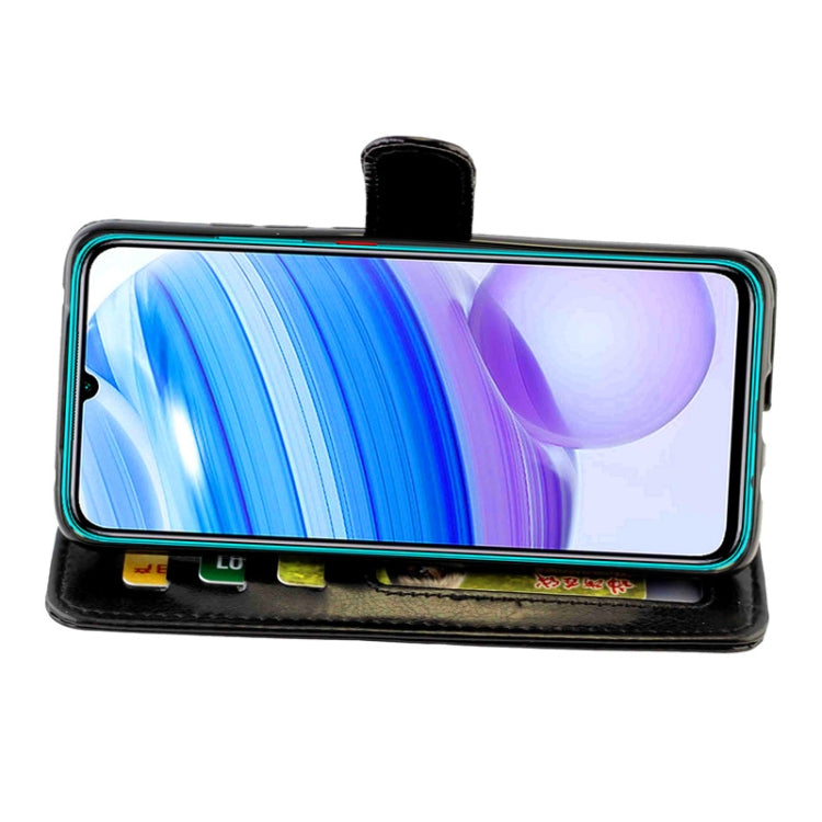 For xiaomi Redmi 10X Pro 5G/10X 5G Crazy Horse Texture Leather Horizontal Flip Protective Case with Holder & Card Slots & Wallet & Photo Frame