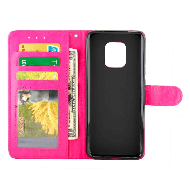 For xiaomi Redmi 10X Pro 5G/10X 5G Crazy Horse Texture Leather Horizontal Flip Protective Case with Holder & Card Slots & Wallet & Photo Frame