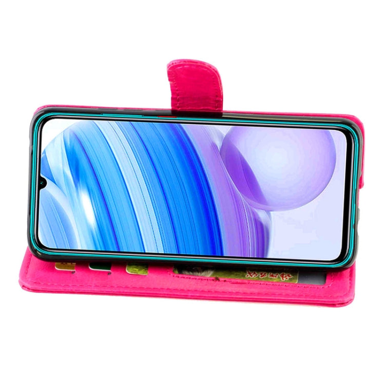 For xiaomi Redmi 10X Pro 5G/10X 5G Crazy Horse Texture Leather Horizontal Flip Protective Case with Holder & Card Slots & Wallet & Photo Frame