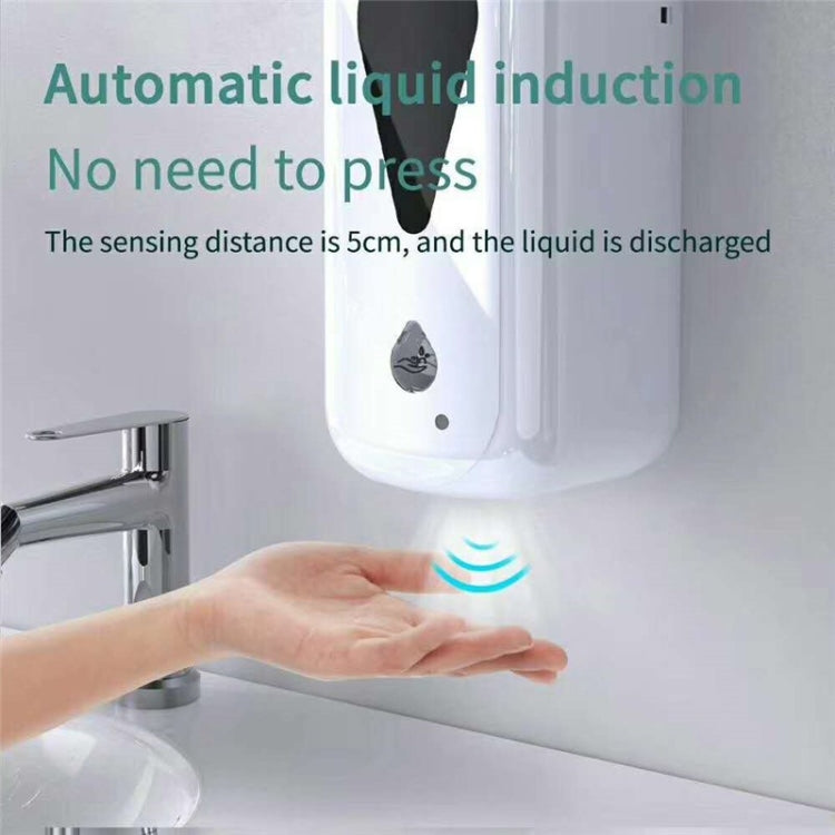 1200ML Wall-Mounted Touchless Automatic Infrared Sensor Drip Sterilization Dispenser(White)