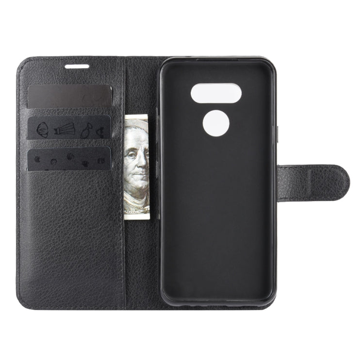For LG harmony 4 Litchi Texture Horizontal Flip Protective Case with Holder & Card Slots & Wallet