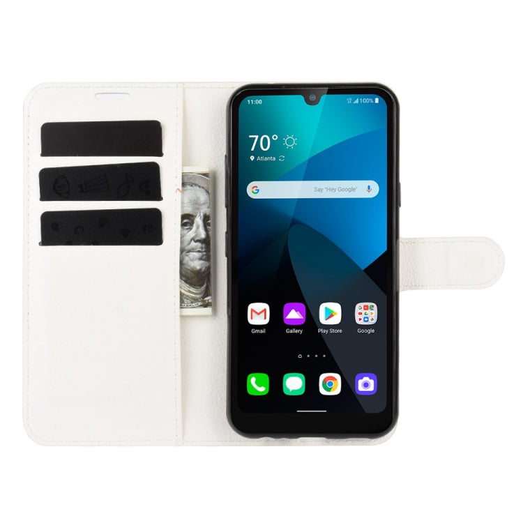 For LG harmony 4 Litchi Texture Horizontal Flip Protective Case with Holder & Card Slots & Wallet