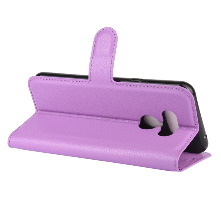 For LG harmony 4 Litchi Texture Horizontal Flip Protective Case with Holder & Card Slots & Wallet