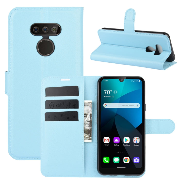 For LG harmony 4 Litchi Texture Horizontal Flip Protective Case with Holder & Card Slots & Wallet