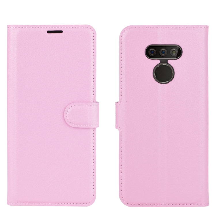 For LG harmony 4 Litchi Texture Horizontal Flip Protective Case with Holder & Card Slots & Wallet