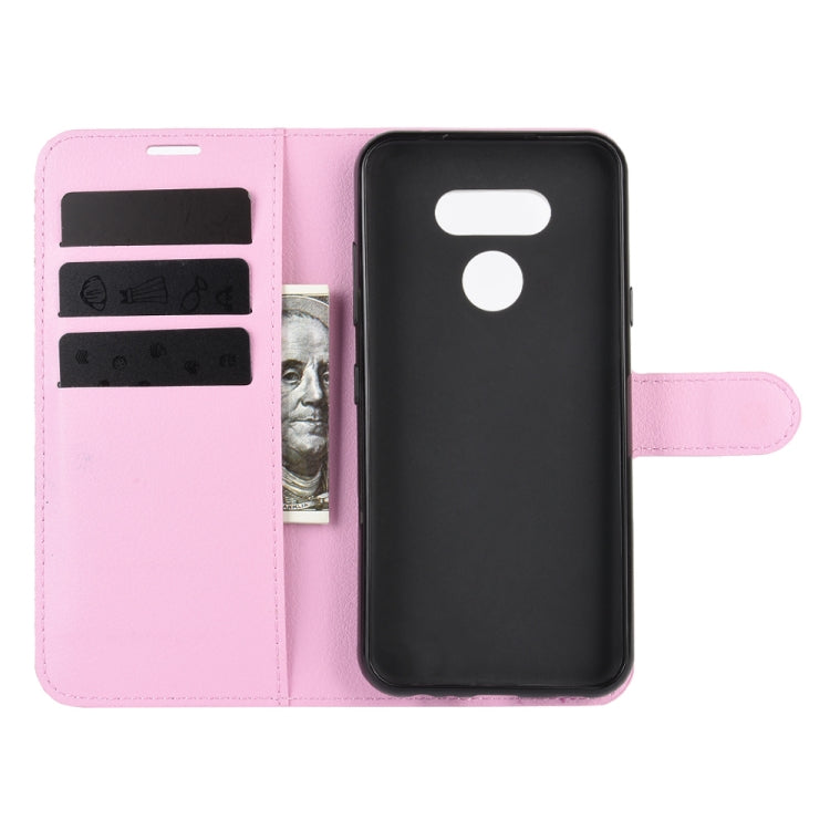 For LG harmony 4 Litchi Texture Horizontal Flip Protective Case with Holder & Card Slots & Wallet