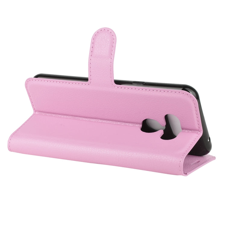 For LG harmony 4 Litchi Texture Horizontal Flip Protective Case with Holder & Card Slots & Wallet