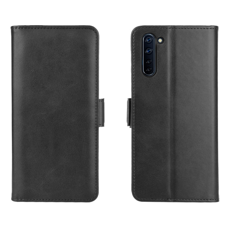For OPPO Reno 3A (Japanese Version) Dual-side Magnetic Buckle Horizontal Flip Leather Case with Holder & Card Slots & Wallet