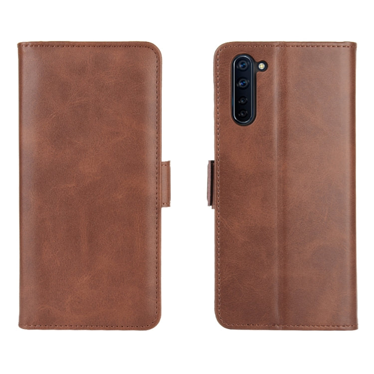 For OPPO Reno 3A (Japanese Version) Dual-side Magnetic Buckle Horizontal Flip Leather Case with Holder & Card Slots & Wallet
