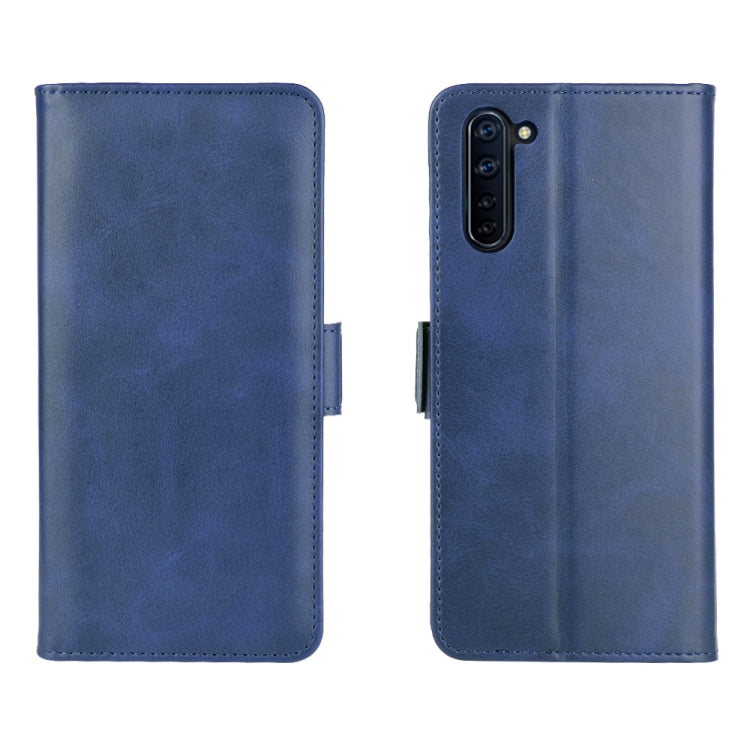 For OPPO Reno 3A (Japanese Version) Dual-side Magnetic Buckle Horizontal Flip Leather Case with Holder & Card Slots & Wallet