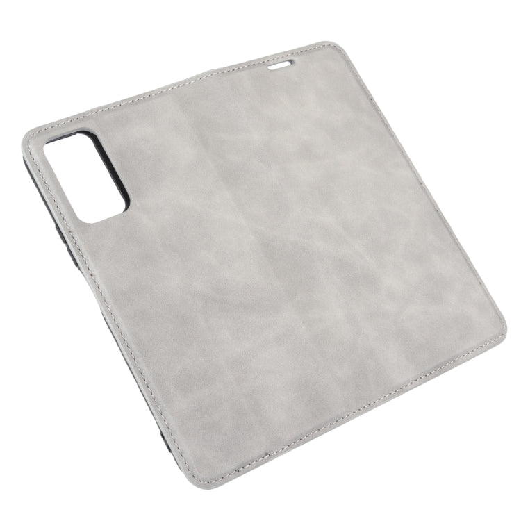 For Huawei Honor 30 Lite/30 Youth Retro-skin Business Magnetic Suction Leather Case with Holder & Card Slots & Wallet