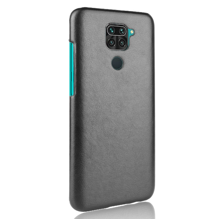 For Xiaomi Redmi Note 9 / Redmi 10X 4G Shockproof Litchi Texture PC + PU Case
