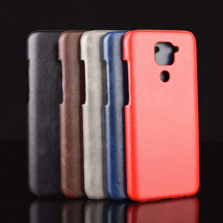 For Xiaomi Redmi Note 9 / Redmi 10X 4G Shockproof Litchi Texture PC + PU Case