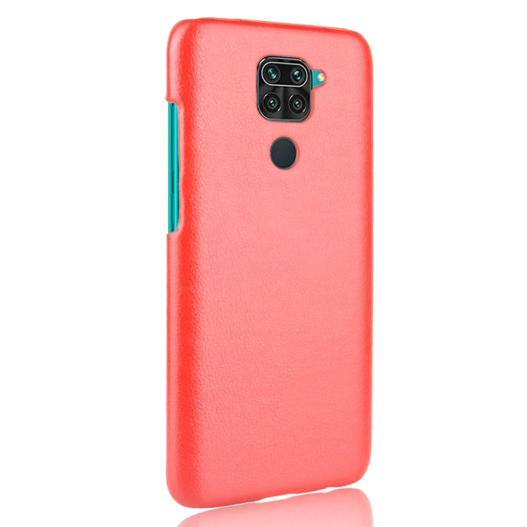 For Xiaomi Redmi Note 9 / Redmi 10X 4G Shockproof Litchi Texture PC + PU Case