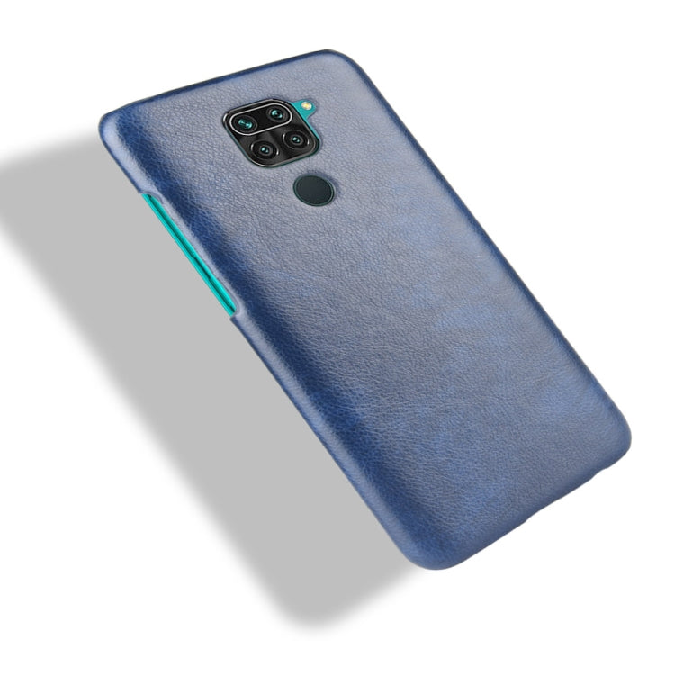 For Xiaomi Redmi Note 9 / Redmi 10X 4G Shockproof Litchi Texture PC + PU Case