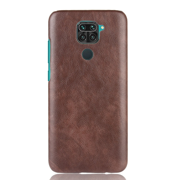 For Xiaomi Redmi Note 9 / Redmi 10X 4G Shockproof Litchi Texture PC + PU Case