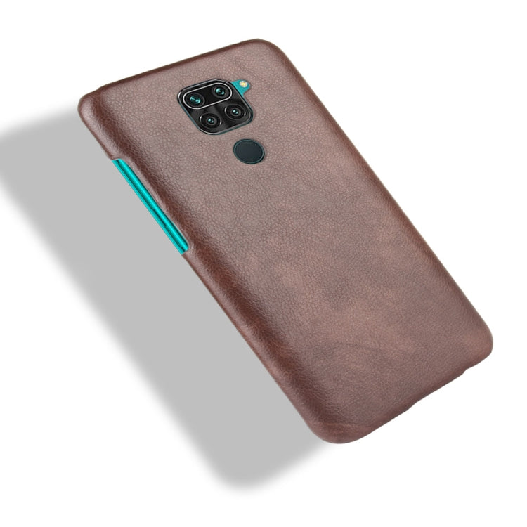 For Xiaomi Redmi Note 9 / Redmi 10X 4G Shockproof Litchi Texture PC + PU Case