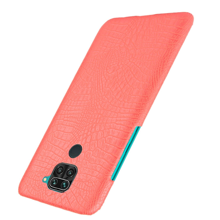For Xiaomi Redmi Note 9 / Redmi 10X 4G Shockproof Crocodile Texture PC + PU Case