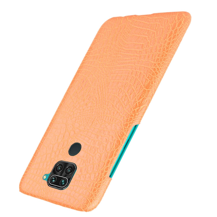 For Xiaomi Redmi Note 9 / Redmi 10X 4G Shockproof Crocodile Texture PC + PU Case