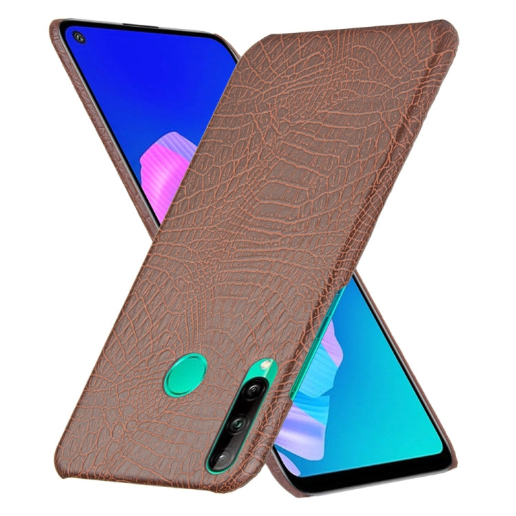 For Huawei Honor 9C Shockproof Crocodile Texture PC + PU Case