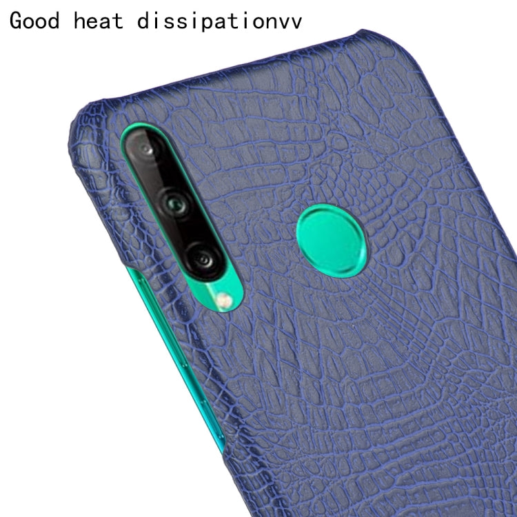 For Huawei Honor 9C Shockproof Crocodile Texture PC + PU Case