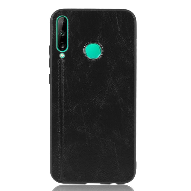 For Huawei Honor 9C Shockproof Sewing Cow Pattern Skin PC + PU + TPU Case