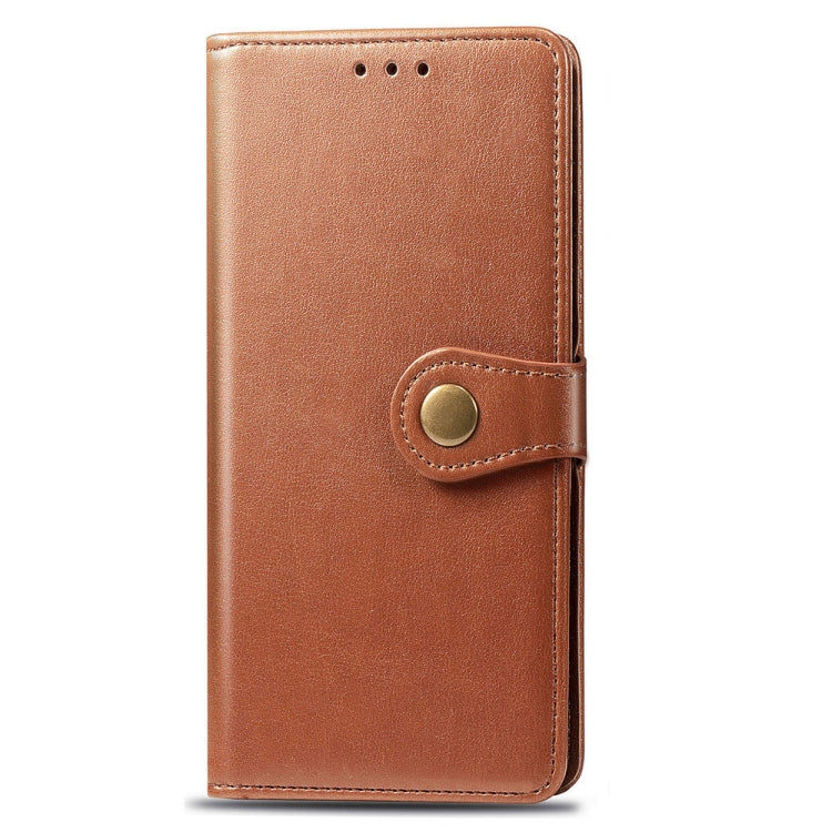 For OPPO Reno3 A Solid Color Leather Buckle Phone Case with Lanyard & Photo Frame & Card Slot & Wallet & Stand Function