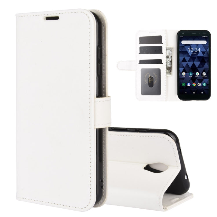 For Kyocera DIGNO BX R64 Texture Single Horizontal Flip Protective Case with Holder & Card Slots & Wallet& Photo Frame