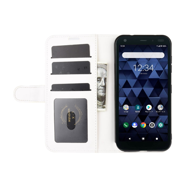 For Kyocera DIGNO BX R64 Texture Single Horizontal Flip Protective Case with Holder & Card Slots & Wallet& Photo Frame