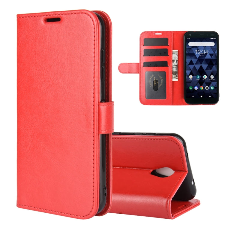 For Kyocera DIGNO BX R64 Texture Single Horizontal Flip Protective Case with Holder & Card Slots & Wallet& Photo Frame