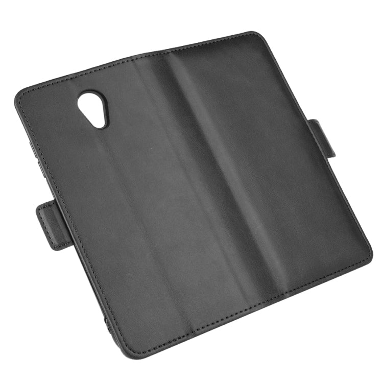 For Kyocera DIGNO BX Dual-side Magnetic Buckle Horizontal Flip Leather Case with Holder & Card Slots & Wallet