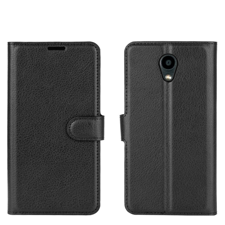 For Kyocera DIGNO BX Litchi Texture Horizontal Flip Protective Case with Holder & Card Slots & Wallet